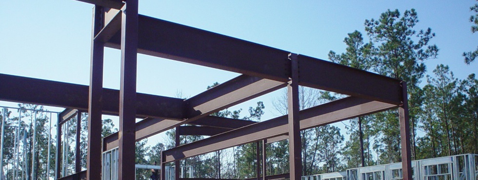 An image of structural steel