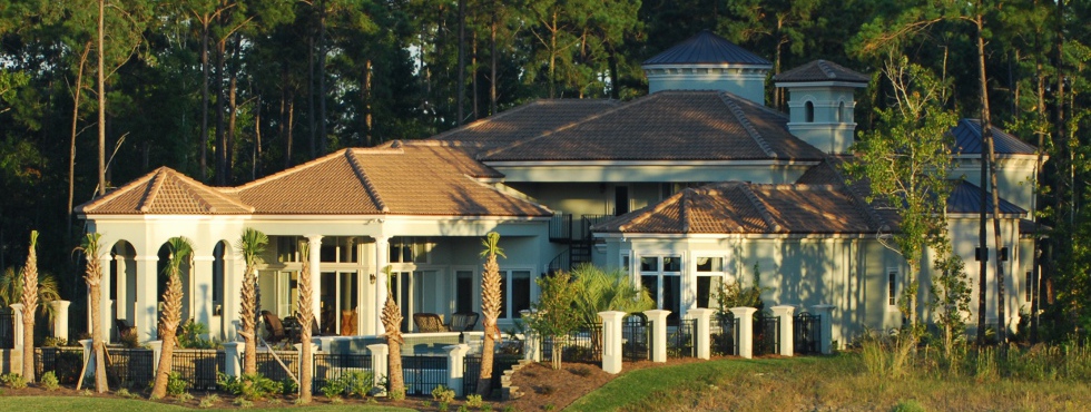 An image of a custom home in Myrtle Beach, SC that our structural engineers designed